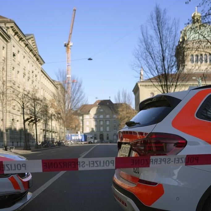 Man with explosives arrested outside Swiss parliament
